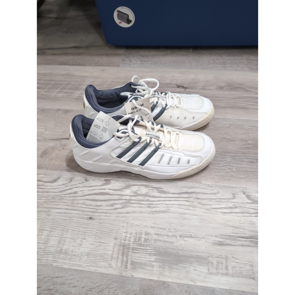 Vtg. 2005 Adidas Barricade III (3) Tennis Shoes Women's 9.5 White Gray NWT Read